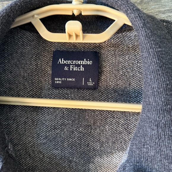 Abercrombie & Fitch Floral Knit Shirt Sopranos Bowling Retro Camp Collar Large - Picture 7 of 7